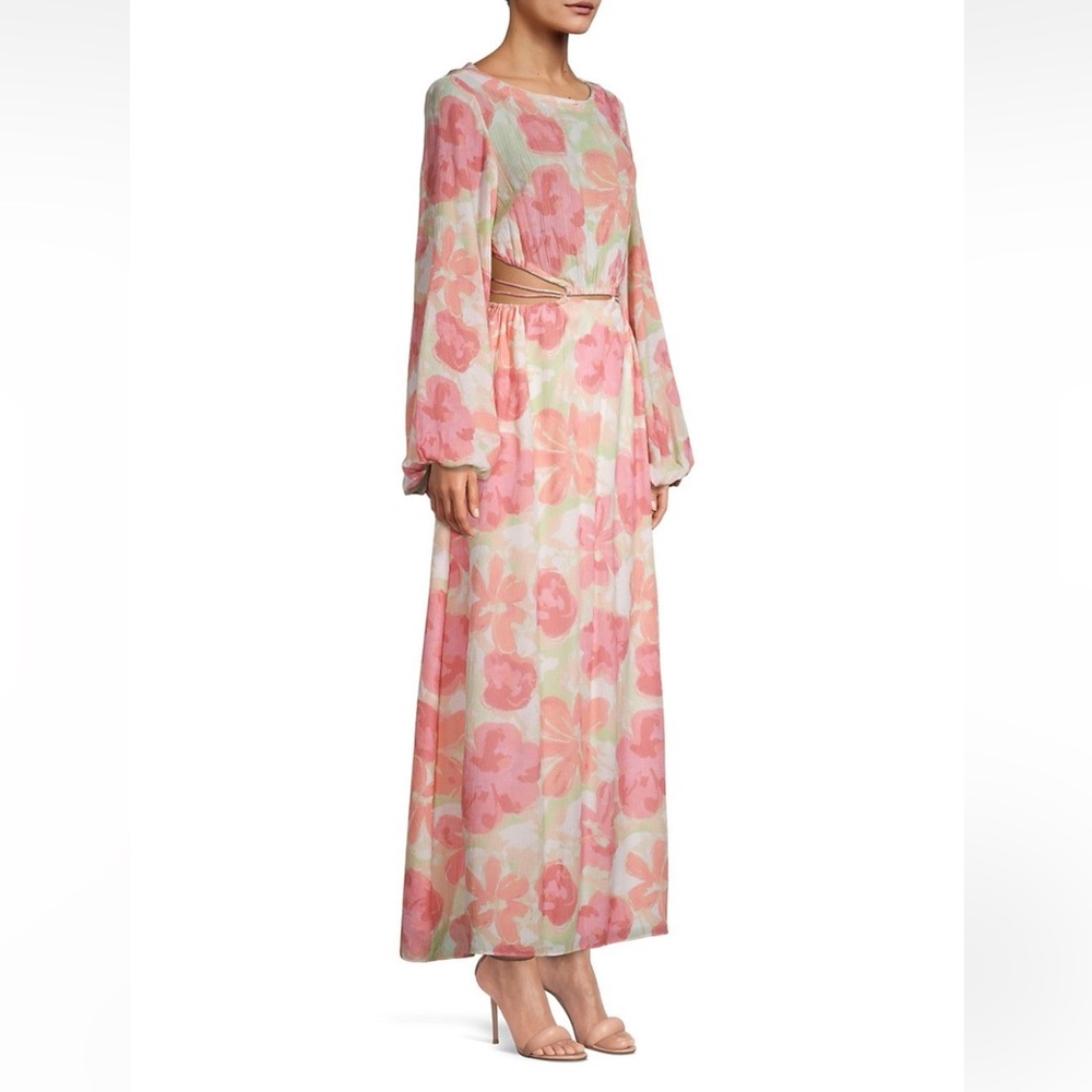Significant Other Naomi Watercolour Pink Dress 4